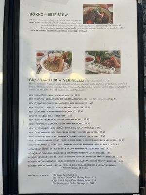 Menu photo 8 Pho Ha Vietnamese Restaurant Pomona, CA