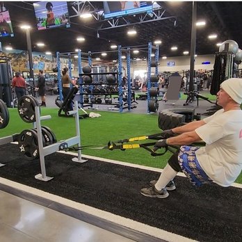 EōS Fitness - 4.5 hrs later, weight sled model doing demo. When you're married to a certified PT, the gym is our playground & where we go on dates!! Lol - Gyms Near Me - Jurupa Valley, California