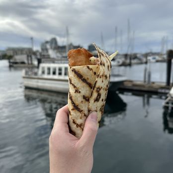 Red Fish Blue Fish - Tempura cod Tacone - IG @bougiefoodieboi - Fish & Chips Near Me - Victoria, British Columbia Red Fish Blue Fish - Tempura cod Tacone - IG @bougiefoodieboi - Fish & Chips Near Me - Victoria, British Columbia