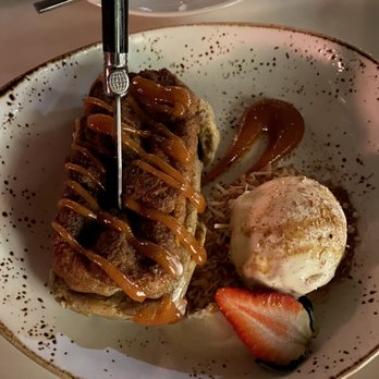 Glass & Vine - Bread Pudding - New American Near Me - Miami, Florida Glass & Vine - Bread Pudding - New American Near Me - Miami, Florida