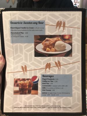 Menu photo 2 VanPamel's Hometown Diner Hillman, MI Menu photo 2 VanPamel's Hometown Diner Hillman, MI