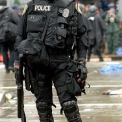 North Seattle Police Precinct - Darth Vadar is my name! Seattle Riot Police