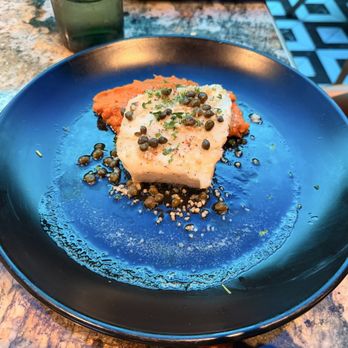 Mama Por Dios - Chilean Seabass with jarred garlic - Mexican Near Me - Fairfield, California Mama Por Dios - Chilean Seabass with jarred garlic - Mexican Near Me - Fairfield, California