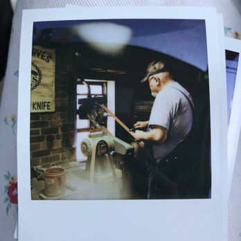 Uncle Hank's Knives - Hank hard at work - Knife Sharpening Near Me - Sevierville, Tennessee Uncle Hank's Knives - Hank hard at work - Knife Sharpening Near Me - Sevierville, Tennessee