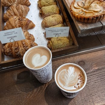 maman - oatmilk latte and hazelnut - Cafes Near Me - New York, New York