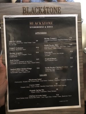 Menu photo 5 Blackstone Steakhouse & Grill Brampton, ON Menu photo 5 Blackstone Steakhouse & Grill Brampton, ON
