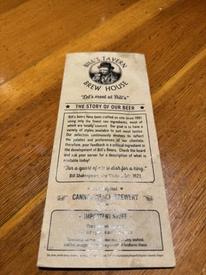 Menu photo 4 Bill's Tavern & Brewhouse Cannon Beach, OR Menu photo 4 Bill's Tavern & Brewhouse Cannon Beach, OR
