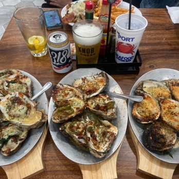Dare Pool at Horseshoe Bossier City - Charbroiled, Diablo and Rockefeller oysters - Seafood Near Me - Bossier City Bossier City, Louisiana Dare Pool at Horseshoe Bossier City - Charbroiled, Diablo and Rockefeller oysters - Seafood Near Me - Bossier City Bossier City, Louisiana