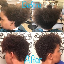 Karo's Hair Salon - Caroline did my tapered haircut and I LOVE the results seen in the "After" pic