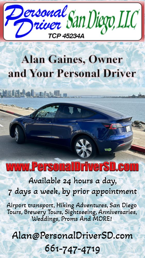 Personal Driver San Diego