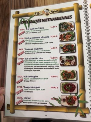 Menu photo 1 Pho Bom Paris, 75 Menu photo 1 Pho Bom Paris, 75