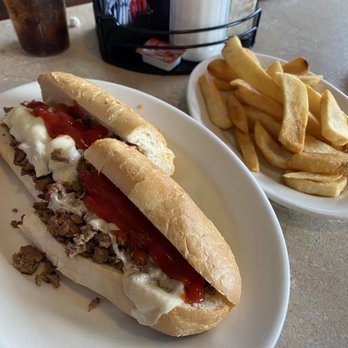 Village Cafe - Steak and cheese with fries. - Breakfast & Brunch Near Me - Newton, Massachusetts Village Cafe - Steak and cheese with fries. - Breakfast & Brunch Near Me - Newton, Massachusetts