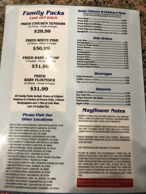 Menu photo 3 Mayflower Seafood Restaurant Winston Salem, NC Menu photo 3 Mayflower Seafood Restaurant Winston Salem, NC