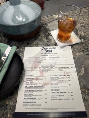 Menu photo 1 Favorite Son Urban Honolulu, HI