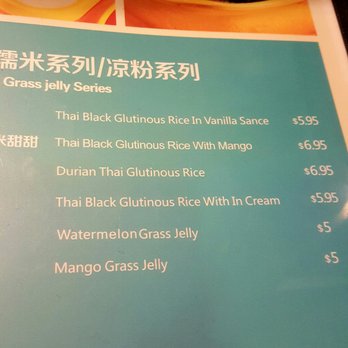 Fresh Legend - The menu - Desserts Near Me - Vancouver, British Columbia