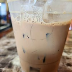 Hair on the drink .