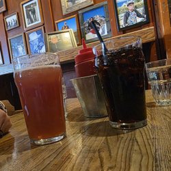 De'd Dog Bar & Grill - Blackberry Wheat Ale and Diet Coke minus carbonation.
