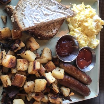 First Watch - Traditional Breakfast. i.e scrambled egg, sausage links, home fries, toast, jelly and catsup. - Breakfast & Brunch Near Me - Richmond, Virginia