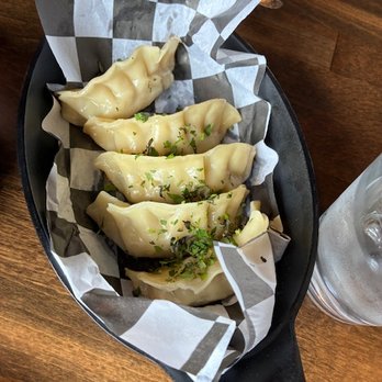 Elbow Room - Pot  stickers.  Very good. - Chicken Wings Near Me - Cedarburg, Wisconsin