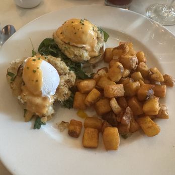 Halls Chophouse - Crabcake eggs Benedict - Steakhouses Near Me - Charleston, South Carolina Halls Chophouse - Crabcake eggs Benedict - Steakhouses Near Me - Charleston, South Carolina