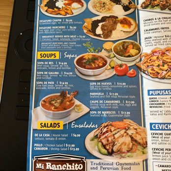 Mi Ranchito 2 - Menu - Peruvian Near Me - Stamford, Connecticut