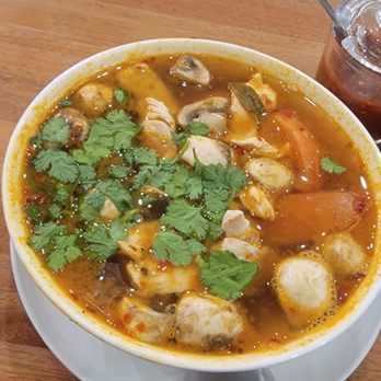 Tahn Thai - Extra spicy Tom Yum had extra tough chicken breast slices. - Thai Near Me - McKinney, Texas Tahn Thai - Extra spicy Tom Yum had extra tough chicken breast slices. - Thai Near Me - McKinney, Texas