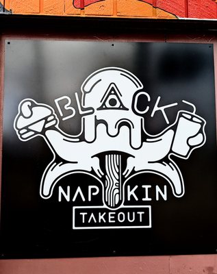 Black Napkin by null