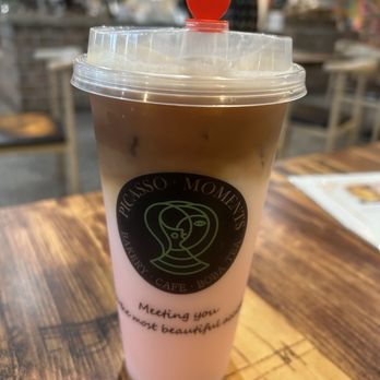 Picasso Moments Bakery - Rose Milk Tea - Bakeries Near Me - Orlando, Florida