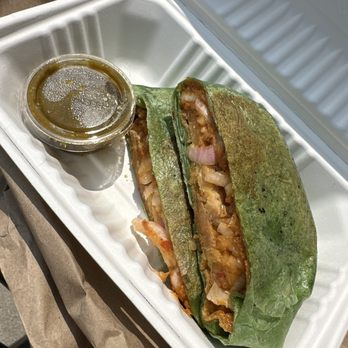 Folk - Vegan Crunch Wrap - Cafes Near Me - Detroit, Michigan