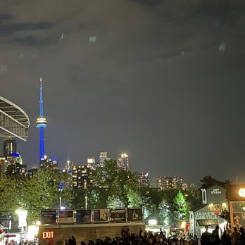 Budweiser Stage - View of the CN Tower from the lawn - Music Venues Near Me - Toronto, Ontario