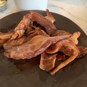 Cafe Robey - Side of bacon. A little greasy but GREAT flavor - Breakfast & Brunch Near Me - Chicago, Illinois Cafe Robey - Side of bacon. A little greasy but GREAT flavor - Breakfast & Brunch Near Me - Chicago, Illinois