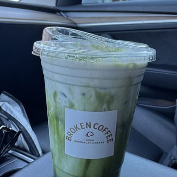 Broken Coffee - Fort Apache - Broke cream matcha latte. BEST matcha I've ever had hands down - Coffee & Tea Near Me - Las Vegas, Nevada Broken Coffee - Fort Apache - Broke cream matcha latte. BEST matcha I've ever had hands down - Coffee & Tea Near Me - Las Vegas, Nevada