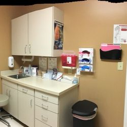 Med First Primary & Urgent Care - Patient room very well stocked and organized and clean. Not like other urgent cares where it's dim lit and dirty.