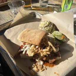 Brisket sandwich Brisket sandwich