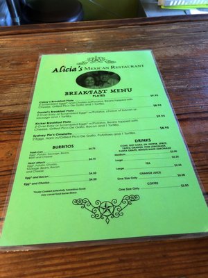 Menu photo 4 Alicia's Burrito Place Alpine, TX Menu photo 4 Alicia's Burrito Place Alpine, TX