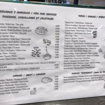 Mercat de Santa Caterina - Menu of restaurant I ate at - Farmers Market Near Me - Barcelona, B Mercat de Santa Caterina - Menu of restaurant I ate at - Farmers Market Near Me - Barcelona, B