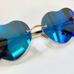 Fashion Eyeglass - Custom cut lenses for Swarovski Tiffany frames.