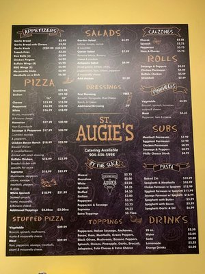Menu photo 4 St. Augie's Pizza St. Augustine, FL Menu photo 4 St. Augie's Pizza St. Augustine, FL