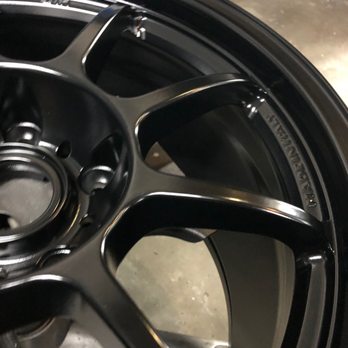 Alpha AutoSports - Wheel freshly powder coated - Powder Coating Near Me - Glendale, California