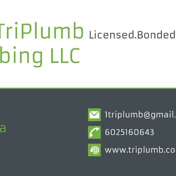 Triplumb Plumbing - New business cards. - Plumbing Near Me - Glendale, Arizona Triplumb Plumbing - New business cards. - Plumbing Near Me - Glendale, Arizona