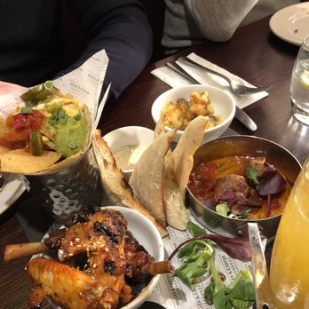 Miller & Carter - The Sharing Board - Beef meatballs, chilli-hoisin glazed chicken/duck wings, beef barbacoa mac & cheese, nachos, and garlic ciabatta - Steakhouses Near Me - Edinburgh, EDH