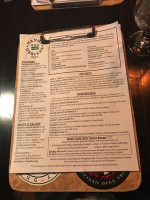 Menu photo 3 Nanny O'Brien's Irish Pub Washington, DC, DC Menu photo 3 Nanny O'Brien's Irish Pub Washington, DC, DC