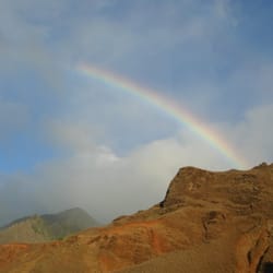 Kalalau Beach - View towards the interior to the North