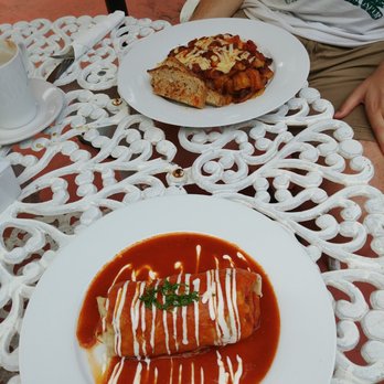 Paloma - Breakfast burrito, and some sort of scramble. - Mexican Near Me - Tulum, ROO