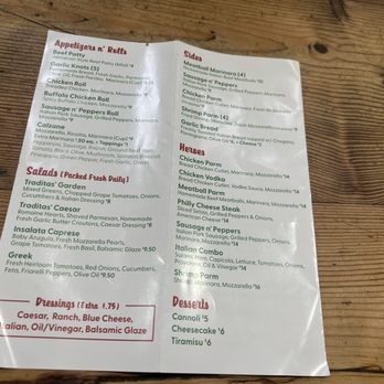 Traditas Pizza - Menu - Pizza Near Me - New York, New York Traditas Pizza - Menu - Pizza Near Me - New York, New York