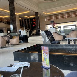 View from the lounge area near main lobby while enjoying my first mojito after arriving.