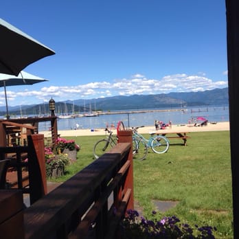 Trinity At City Beach - The view from the deck - American Near Me - Sandpoint, Idaho Trinity At City Beach - The view from the deck - American Near Me - Sandpoint, Idaho