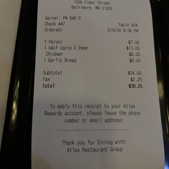 Italian Disco - Dah receipt - Pizza Near Me - Baltimore, Maryland Italian Disco - Dah receipt - Pizza Near Me - Baltimore, Maryland