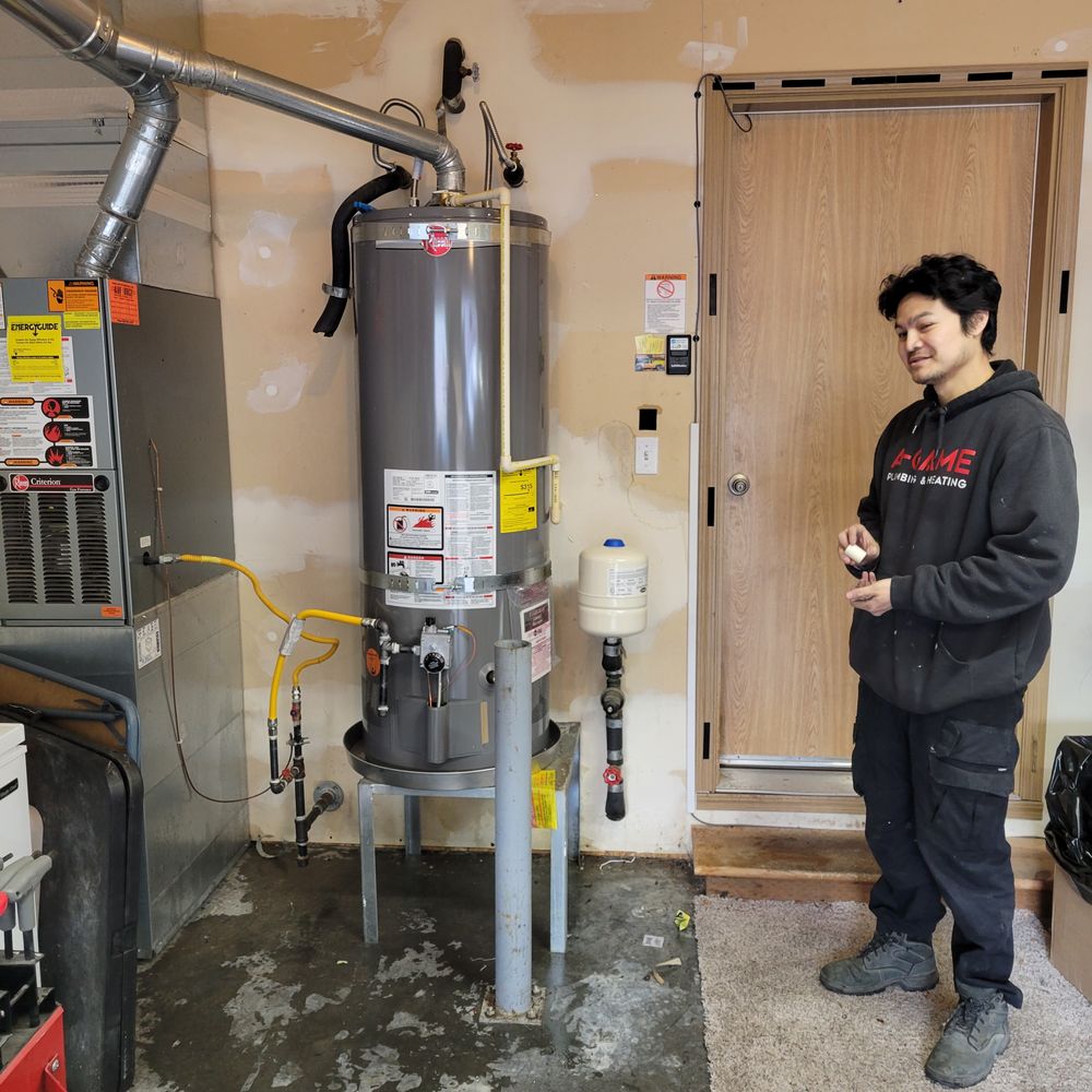 Slide of A-Game Plumbing and Heating
