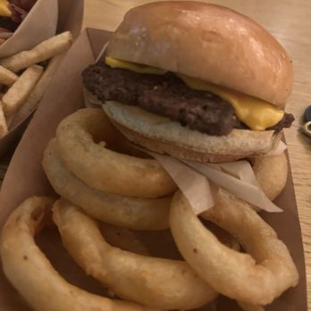 Sideburns - Smash Burger with Onion Rings - Vegan Near Me - Long Beach, California Sideburns - Smash Burger with Onion Rings - Vegan Near Me - Long Beach, California